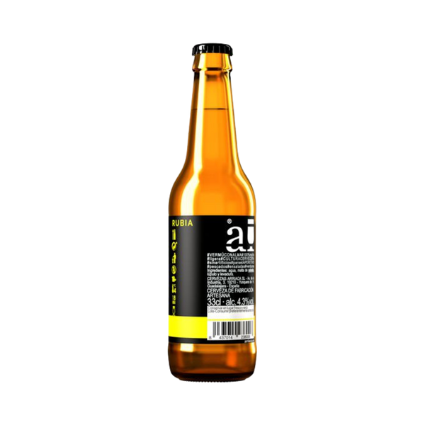 Cerveza Arriaca Rubia botella 330ml