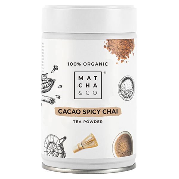 Matcha & CO - Té Chai Matcha de cacao: 100 gramos