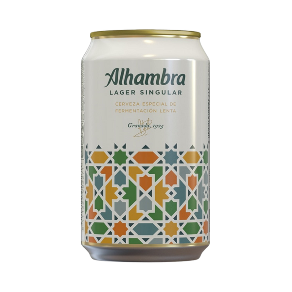 Cerveza Alhambra Lager Singular lata 330ml