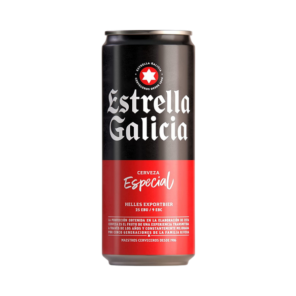 Cerveza Estrella Galicia lata 330ml