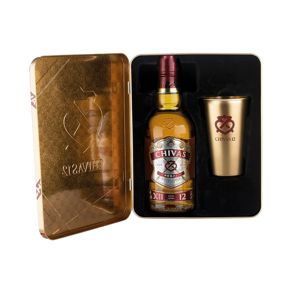 Whisky Chivas 12 Años 700ml Estuche+Vaso
