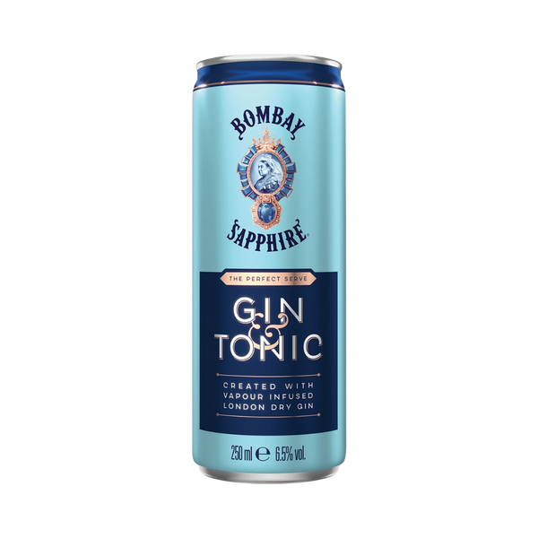 Gin&Tonic Bombay Sapphire lata 250ml