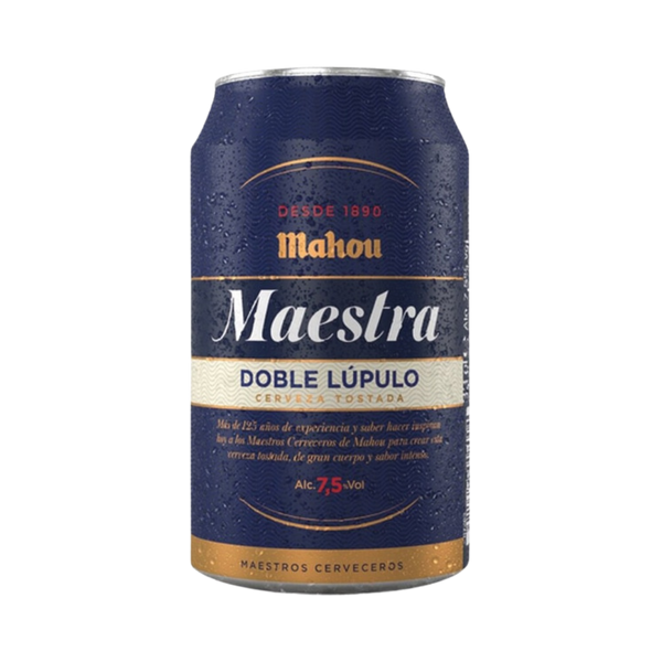 Cerveza Mahou Maestra Doble Lúpulo lata 330ml