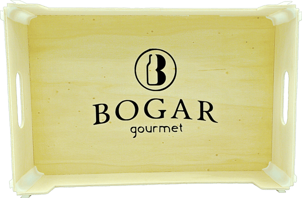 Bandeja de Madera 300x200x70mm Bogar Gourmet.