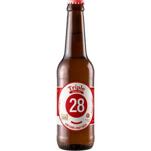 Cerveza 28 by Caulier Rubia Triple Sin Gluten 330ml.