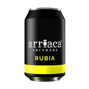 Cerveza Arriaca Rubia lata 330ml.