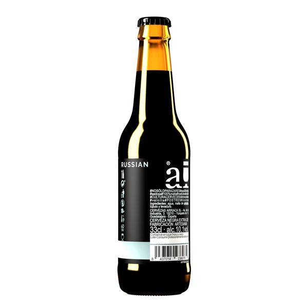 Cerveza Arriaca Russian Imperial Stout botella 330ml.