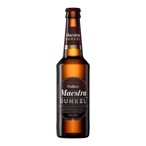 Cerveza Mahou Maestra Dunkel 330ml.