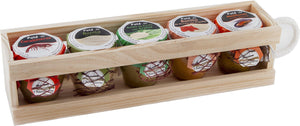 Pack de Patés Chanquete variados en caja de madera 5ud.
