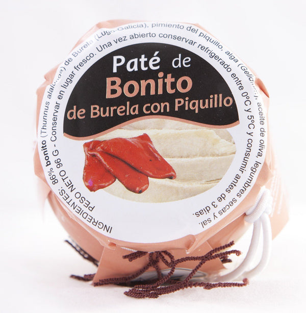 Paté de Bonito de Burela Chanquete con Piquillos 96g.