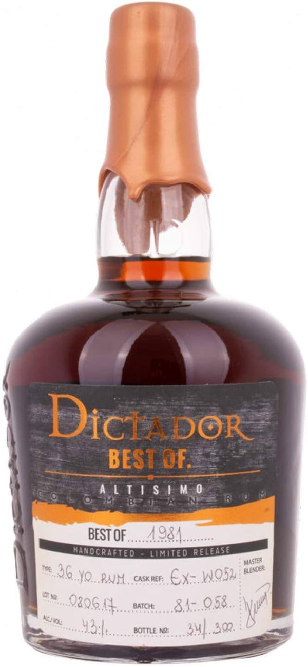 Ron Dictador "Best of Dictador" 700ml.