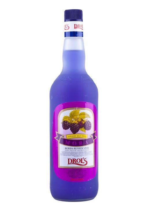 Sabor frutal Drol's Mora Azul Sin Alcohol 1000ml.