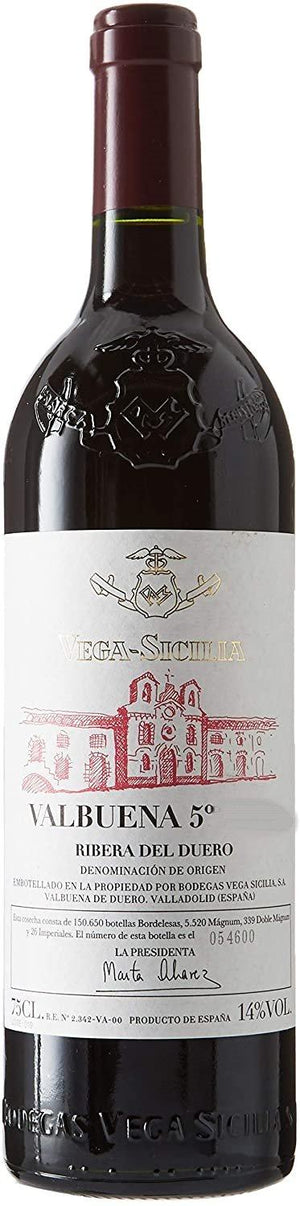 Vino Vega Sicilia Valbuena 5º Año 750ml.