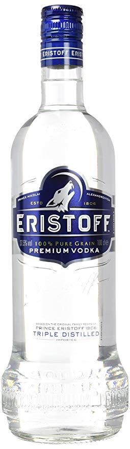 Vodka Eristoff 1000ml.