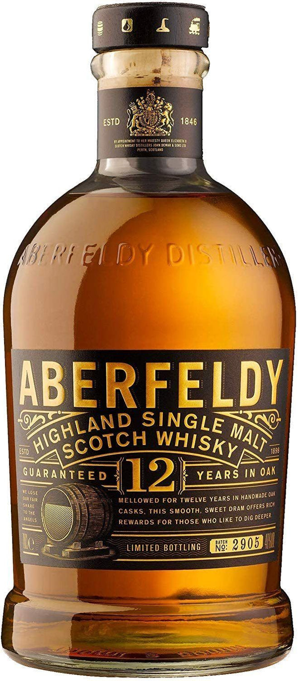 Whisky Aberfeldy 12 años 700ml.
